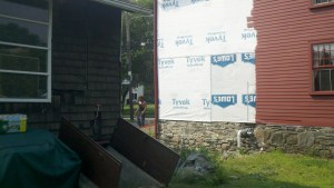 Existing structure and back of house