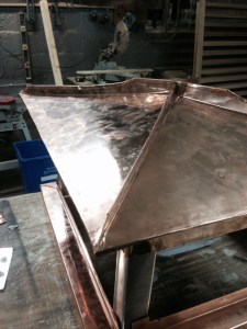 perspective shot roof and base