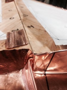 pinched upstand at intersection